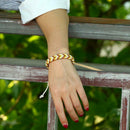DIY Handmade Weave Rope Bracelet Colorful Ethnic Bangles Jewelry (Style 1) A
