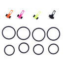 4pcs Multiple Color Fishing Pole Hook Keepers Bait Holders Safety Lures Jig