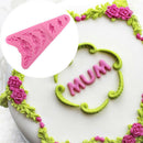 Rose Flower Garland Silicone Mold Cake Border Jewelry Wedding Decorating Too Tw