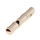 Brass Bamboo Shape Key Chain Whistle SOS Survival EDC Tool A