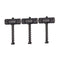 3x Bridge Saddles Locking Tune for Electric TL Tele Guitar DIY Replacement