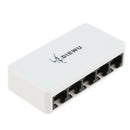 1 Pair 5 Port 10/100Mbps Ethernet POE Switch for Desktop PC Computer