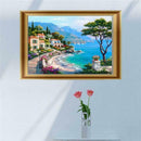 5D Full Drill Diamond Seaside Painting Embroidery DIY Cross Stitch Decor