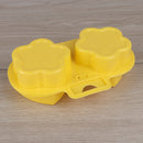 Microwave Two Egg Poacher Cook Sandwich Breakfast Cooker Kitchen Tool FT