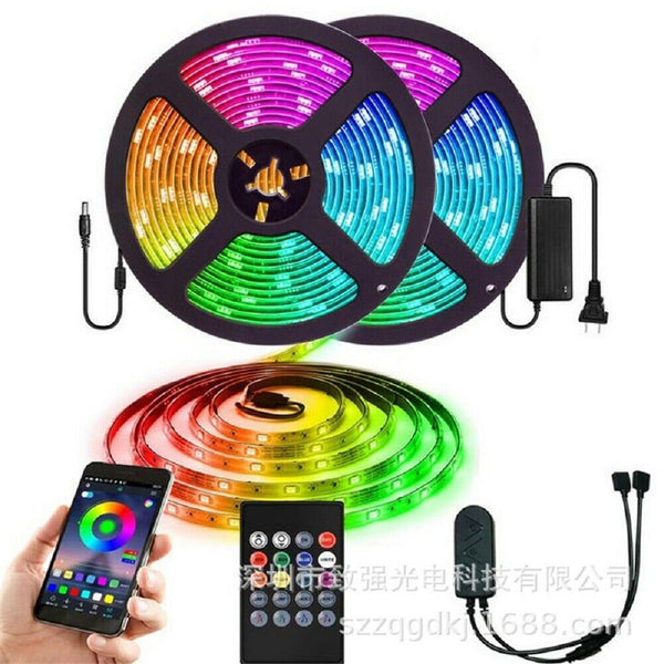 Bluetooth Control LED Lamp RGB Light Strip Light Tape Diode Ribbon (US) A#S