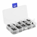 10 Values 180PCS Tactile Push Button Switch Mini Momentary Tact Assortment