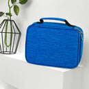 Large Capacity Pencil Bag Student Pen Case Pouch School Stationery (Blue) A