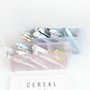 4 Grid Desktop Pen Holder School Office Storage Case Box Pens Pencil Organizer