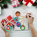 10PCS Christmas Label Card Set DIY Diamond Painting Christmas Tree Decoration