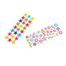 5Pcs/Lot Cute Star Flower Bubble Stickers Cartoon Kids Classic Toys Stickers BX