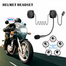 Motorcycle Bluetooth 4.2 Helmet Headset 30MW Wireless Interphone Intercom w/Mic