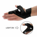 2pcs LED Light Work Gloves Finger Lighting Flashing Gloves Electrician Equipment