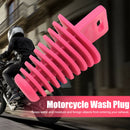 Motorcycle Exhaust Wash Plug Motocross Muffler Air-bleeder Silencer Plug M/L