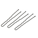 Metal Women Hair Barrette U Shaped Single Prong Clips 20 Pcs Black L6M6