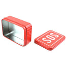 Mini SOS Survival Iron Box Field Survival Storage Kit for Outdoor Emergency