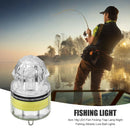 LED Fish Finding Trap Lamp Night Fishing Attracts Lure Bait Lights (Color) A