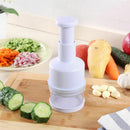 Kitchen Vegetable Garlic Onion Pressing Chopper Cutter Food Peeler Dicer