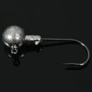 5Pcs Hooks Metal Lead Head Jig Fishing Lures Heads Solid Parts 10G