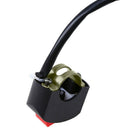Motorcycle Handlebar Headlight Fog Spot Light Waterproof On Off Switch Bla TGZ