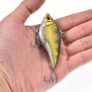 7cm/16g fishing fatter lure artificial hard bait floating wobbler with hooks&M