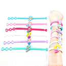 Mermaid Soft Silicone Bracelet Kids Mermaid Party Shower Gifts Party Favors%x