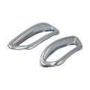 1 Pair Car Chrome Rear Fog Light Cover Trim For