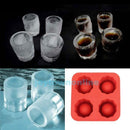 Party Drink Glass Freeze Shooters Ice Cube Shot Silicone Mold Maker Mould