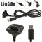 1.5m USB Charging Cable Wireless Game Controller Gamepad Joystick For Xbox 360