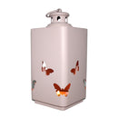 Nordic Style Metal Lantern Candle Holder Wedding Tea Light Decor-Pink