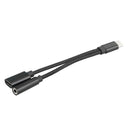 Type C To 3.5mm  And Charger 2 In1 Headphone Audio Jack USB C Cable Adapter