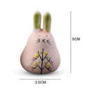 5X(Exquisite hand-made ceramic wind chimes jewelry cute rabbit wind bell BeJ1I2)