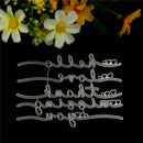 Love Thank Missing You Frame Metal Cutting Dies Scrapbooking Paper Cards Crafts!