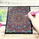 DIY Mandala Special Shaped Diamond Painting 50 Pages A5 Sketchbook Notebook