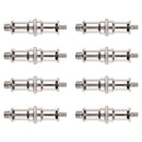 8x 1/4-Inch To 3/8-Inch Spigot Threaded Screw Adapter For Studio Light Stand