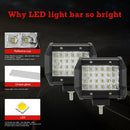 4 inch 240W LED Work Light Pod Off Road Driving Fog Lamp for Car Truck SUV