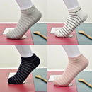 Color Random Stripe Socks Thin Cotton Sock Slippers Short Men Women Ankle SoB3C