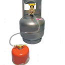 Portable Camping Stove Use Burner Gas Propane Refill Adapter Flat Tank Coupler