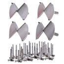 2pcs 53mm & 65mm Forstner Bits Forstner Drill Bit Woodwork Boring for Wood