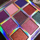 Ucanbe Shimmer Matte Eyeshadow Makeup Palette 9 Colors Holographic Nude Glo Y3X7
