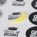 60x stickers Round Labels Graduation Theme Patterned Sealing Stickers OZ