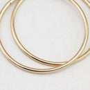 2Pcs Metal Bag Handles 1 Pair - 10cm - Bag Making Crafts Golden D-Ring