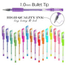 121pcs Glitter Gel Pens Set Art Markers Pen with Carrying Case - Set of 60 Color