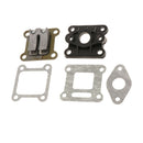 Inlet Reed Valve Gasket Manifold Intake Pipe Set for 47cc 49cc Engine Carburetor