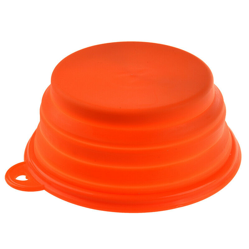 Portable Folding Silicone Dog Cat Travel Feeding Food Feeder Pet Bowl