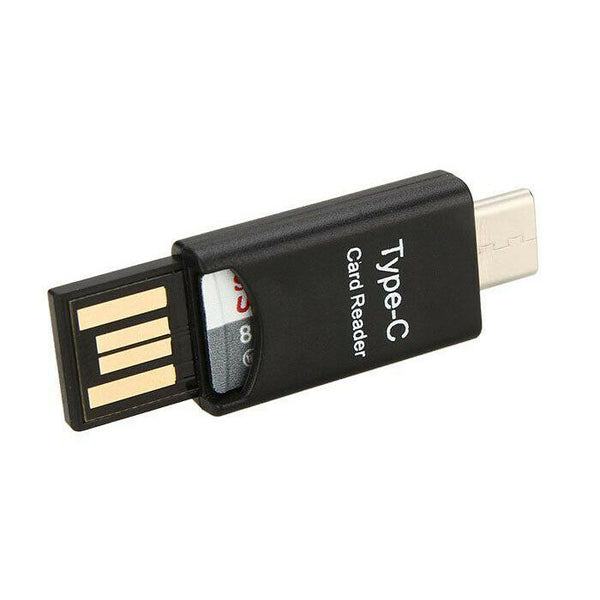 USB 3.1 Type C USB-C to Micro-SD TF Card Reader Adapter for Macbook PC P8J7