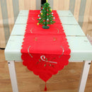 European Style Embroider Runner Christmas Cloth Decoration Hollow Table Table