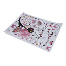 Butterfly flower fairy pattern bedroom living room background Wall Stickers