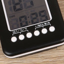 Digital Wireless Indoor/Outdoor Thermometer Clock Temperature Meter LCD â„ƒ/â„‰ OZ