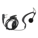 2 PIN Two Way Radio Ear Hook Interphone Earphone For BAOFENG UM