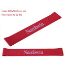 Latex Resistance Band Set for Yoga Workout Black Red Blue Orange 600mm